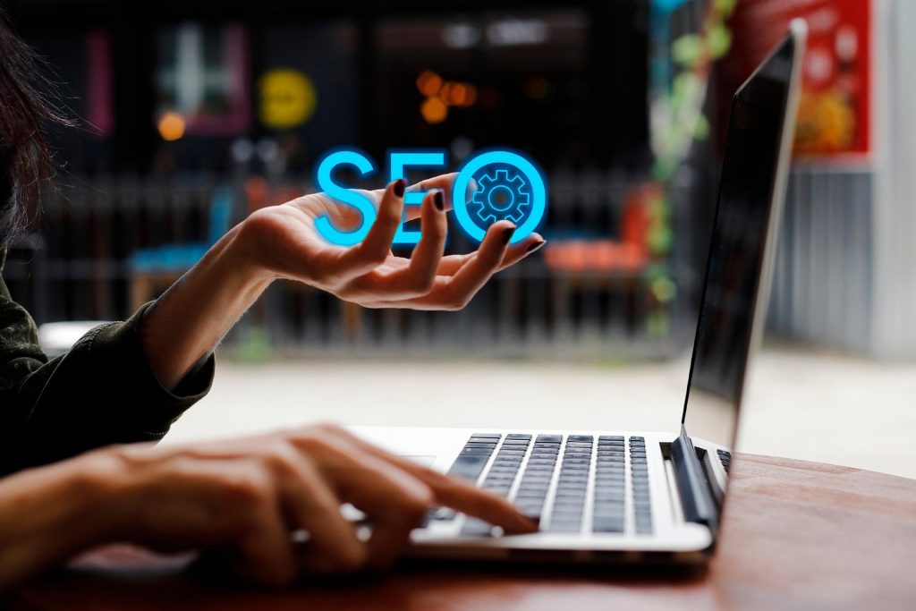 SEO optimization concept for bloggers