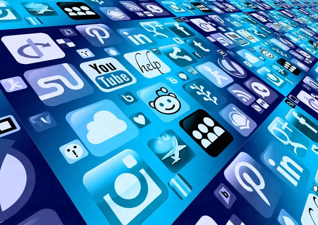 sharing blog posts on social media platforms